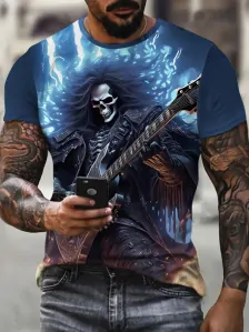 Tričko Skull Ghost Guitars