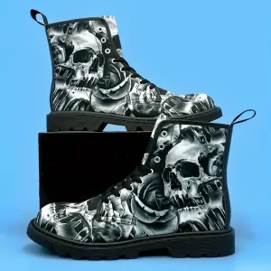 Boty Black Skull