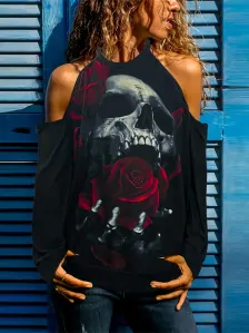 Tričko top Ghotic Rose