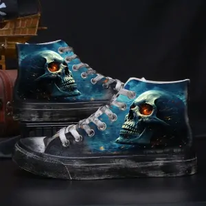 Tenisky Skull Blue