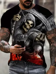 Tričko Skull Time