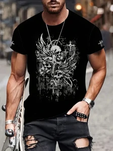 Tričko Skull Cross
