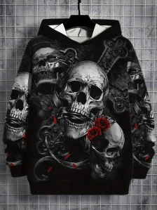 Mikina Skull Cross