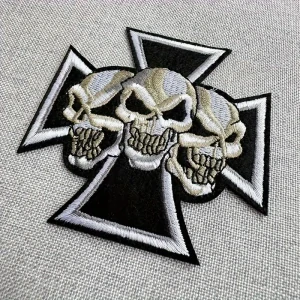 Nášivka Skull Cross
