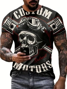 Tričko Detroit Skull Motors