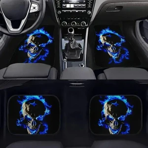 Autokoberečky Skull Blue