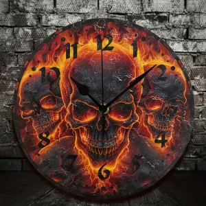 Hodiny Skull Fire
