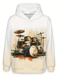 Mikina Drumms White