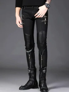 Kalhoty Black Hard Skull