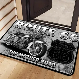 Koberec Route 66 Black White