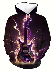 Mikina Guitar Purple