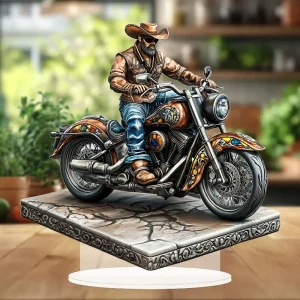 Dekorace Cowboy Biker