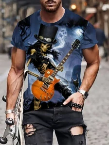 Tričko Slash Skull Rock N´Roll