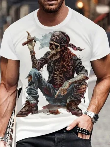 Tričko Rock Pirate Skull