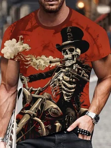 Tričko Skull Rider Gentleman