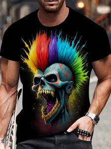 Tričko Punk Rainbow