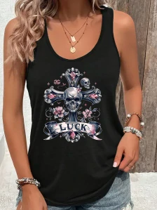 Tričko Luck Skull