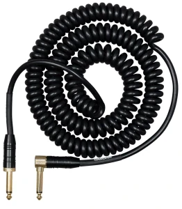 Cascha Advanced Line Guitar Cable Curly Black 6m