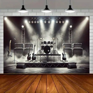 Tapisérie Rock Stage Heavy