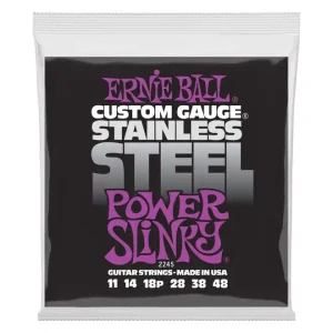 2245 Ernie Ball Stainless Steel Power Slinky .011 - .048 struny na elektrickou kytaru