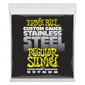 2246 Ernie Ball Stainless Steel Regular Slinky .010 - .046 struny na elektrickou kytaru
