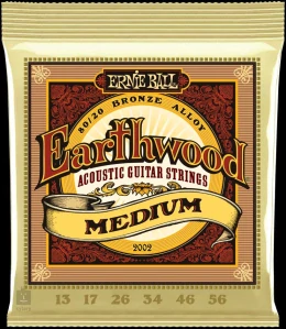 2002 Ernie Ball Earthwood Medium .013 - .056 Acoustic 80/20 Bronze - struny na akustickou kytaru