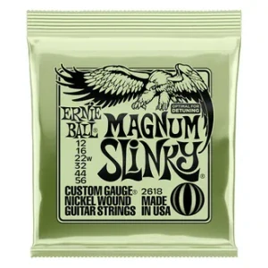 2618 Ernie Ball Magnum Slinky Nickel Wound struny na elektrickou kytaru 12 - 56 Gauge