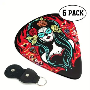 Trsátka Skull Girl 6ks-0.96mm