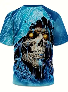 Tričko Skull Blue