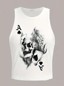 Tričko Poker White Damen
