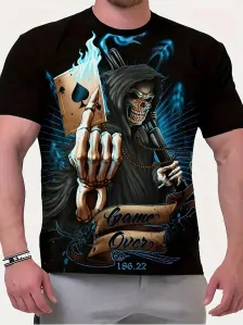 Tričko Skull Game Over