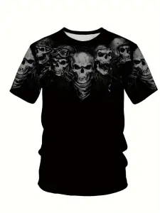 Tričko Skull Pilote