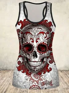 Tričko top Skull