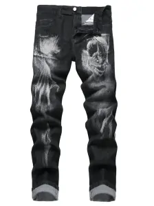 Džíny Streetwear Skull