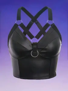 Tričko top Cross Strappy Backless