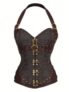 Korzet Jacquard Halter