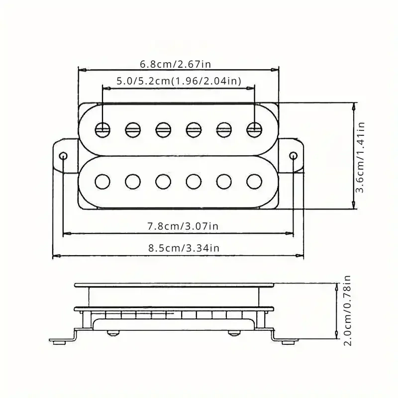 Snímač Humbucker Pickup N-B