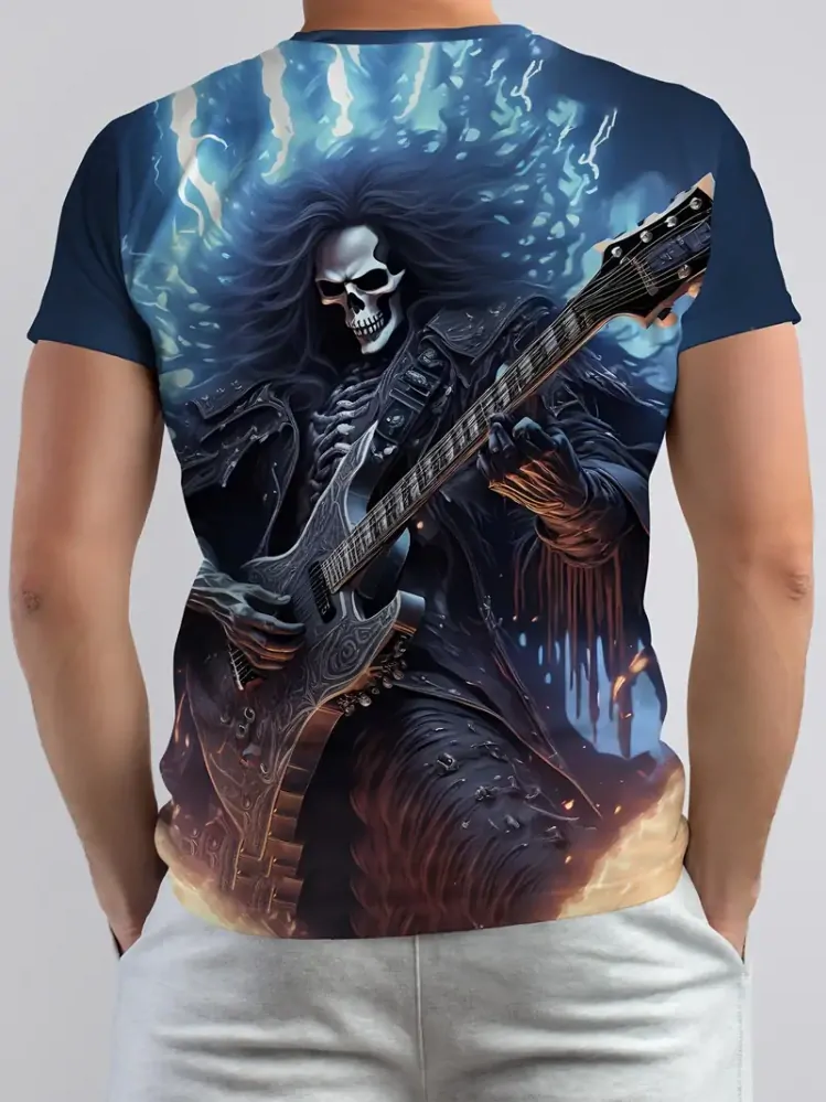 Tričko Skull Ghost Guitars