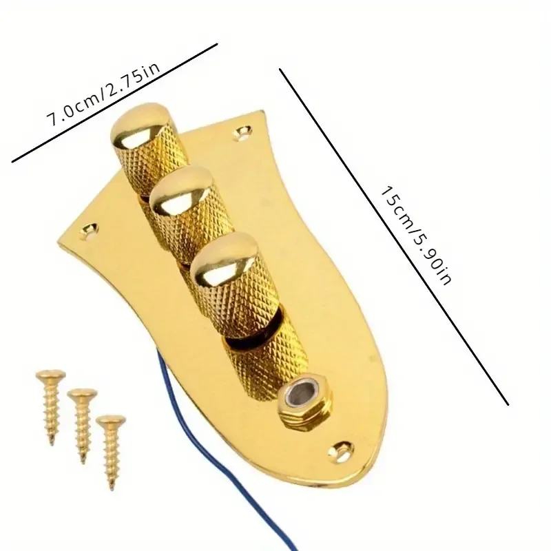 Ovládací panel na Jazz Bass