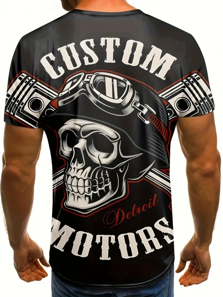 Tričko Detroit Skull Motors