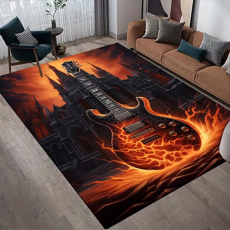 Koberec Guitar Flames Castle