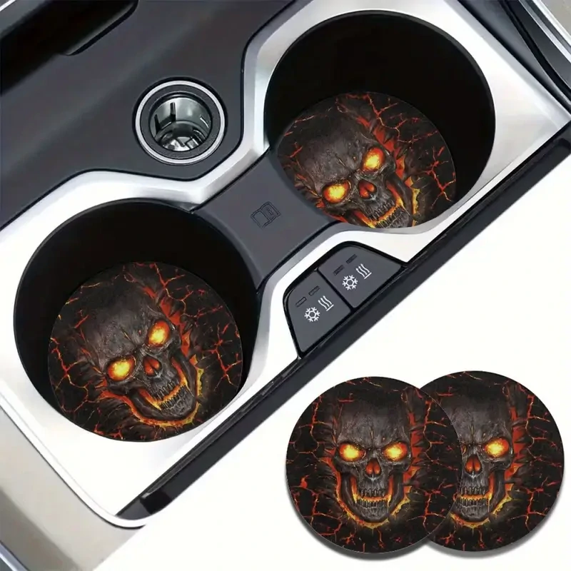 Autopodložka Skull Fire