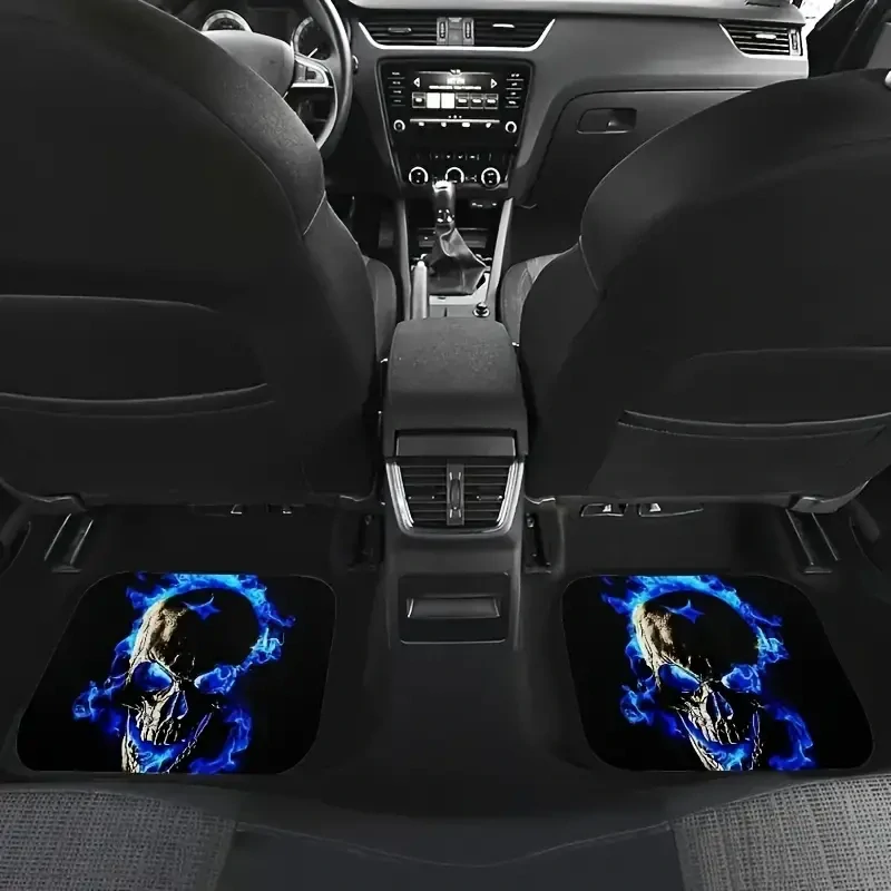 Autokoberečky Skull Blue