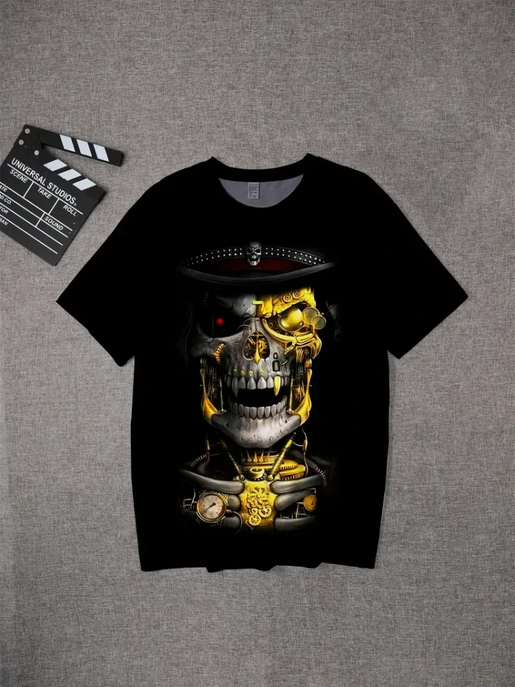 Tričko Skull Gentleman Machine