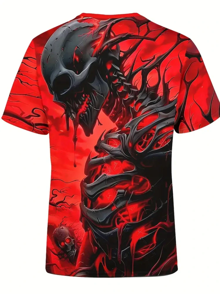 Tričko Skull Fire