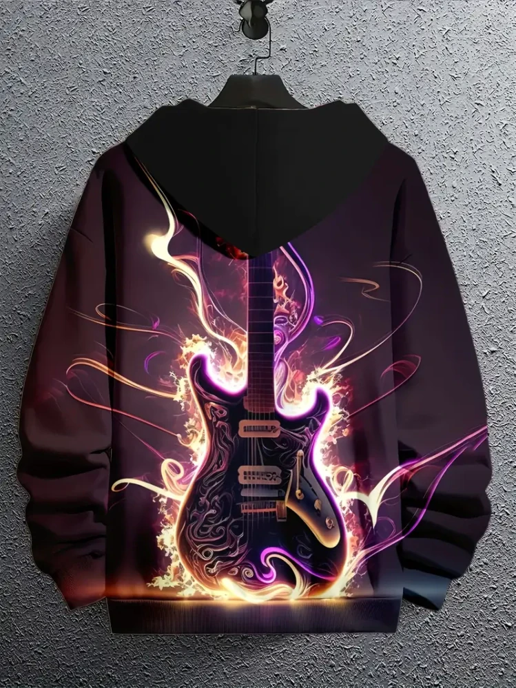 Mikina Guitar Purple