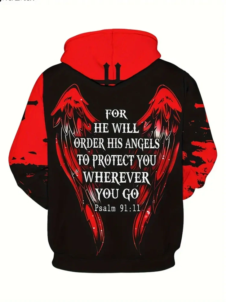 Mikina Red Cross Wings