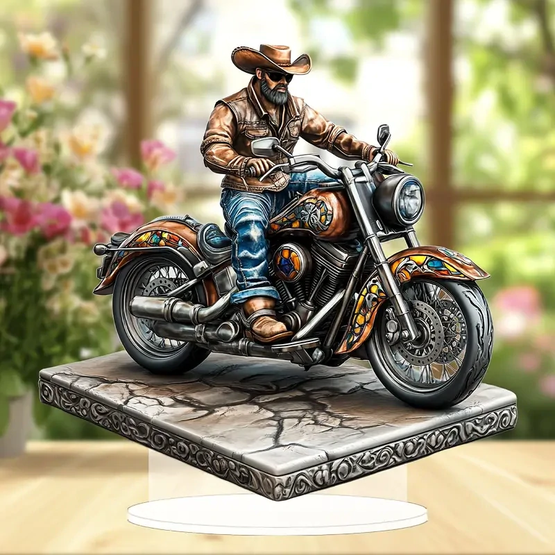 Dekorace Cowboy Biker