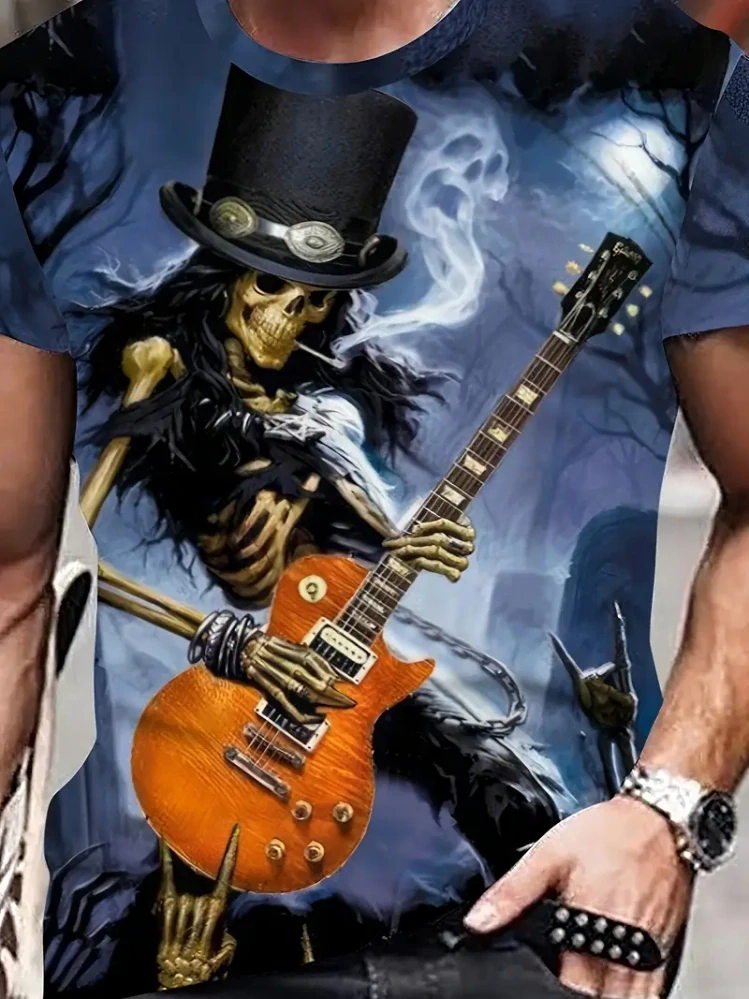 Tričko Slash Skull Rock N´Roll