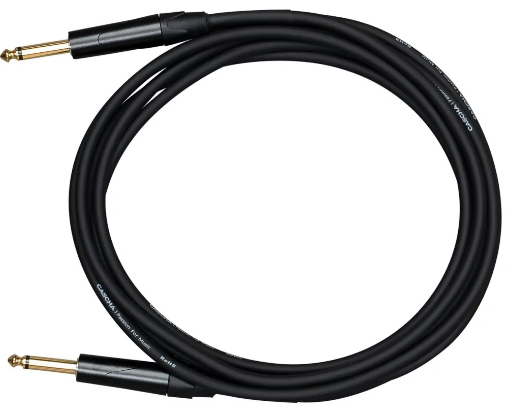 Cascha Advanced Line Guitar Cable Black 3m